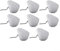 Microfiber Pad Refills for Steam Mops 8 Pack Designed for Optimal Floor Cleaning Performance