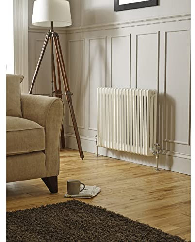 Kartell LCL404026 Laser Klassic Horizontal 4 Column Designer Radiator 400mm High x 1190mm Wide - 6229 BTU