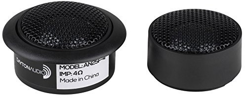 Dayton Audio AN25F-4 1 Soft Dome Neodymium Car Audio Tweeter Pair 4 Ohm