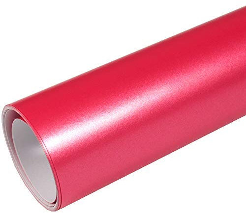 Rapid Teck® 9,86€/m² AutoFolie Serie 560MG ColorShift Satin Pink Sparkling 1m x 1,52m Premium Car Wrapping Folie mit Luftkanal