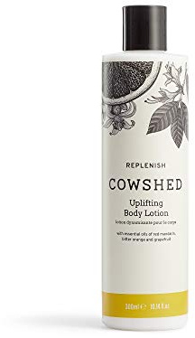 Cowshed Replenish Uplifting Body Lotion 300ml - Hydrating Body Moisturiser with Red Mandarin, Bitter Orange & Grapefruit Essential Oils - Nourishing Body Cream for Soft Skin