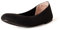 Amazon Essentials Women's Knit Ballet Flat, Black, 6 UK