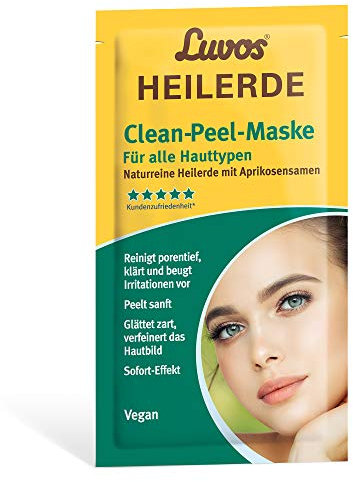 Luvos Heilerde Clean-Peel-Maske, Aprikosensamen, 2 x 7,5 ml