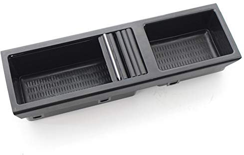 Auto Getränkehalter, Getränkehalter 51168217927 Auto Armlehne Aufbewahrungsbox Mittelkonsolen Wasser Becherhalter Autotassenhalter mit Rolle Kompatibel mit 3er E46- 1998-2007 51167038323, Schwarz