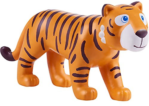 HABA 305447 - Little Friends – Tiger, Spielfigur ab 3 Jahren, braun, gelb