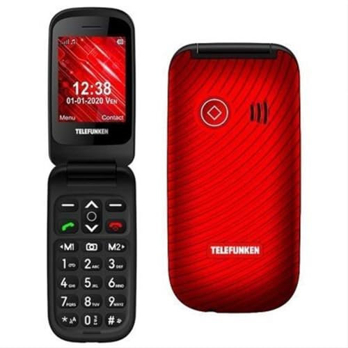 Telefunken - Teléfono móvil S440, Rojo