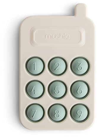 Mushie Telefon Pressspielzeug für Kinder & Erwachsene | Sensorisches Spielzeug | Konzentration & Aufmerksamkeit | Sichere & Hochwertige für Kleinkinder Kinder Jungs & Mädchen | Cambridge Blau