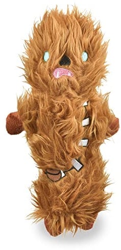 STAR WARS 9 Chewbacca Bobo Plush Squeaker Toy | 9” Chewbacca Plush Squeaker Bobo Pet Toy | Pet Toy for Dogs Chewie Stuffed Animal 9 inch | Squeaky Dog Chew Toy