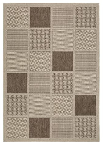 andiamo Webteppich Utah aus 100% Polypropylen, beige, 57 x 110 cm