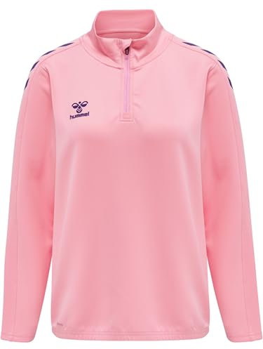 hummel Damen Hmlcore Xk Half Zip Vrouw Sweatshirt, Cotton Candy, XXL EU