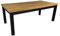 Rustikaler Esstisch Ausziehbar Wohnzimmertisch Holzbeine Schreibtisch mit Schwarzen Tischbeinen Ausziehtisch Computertisch Küchentisch Bürotisch R-7 100x200/300 cm Schwarz Craft Eiche