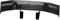 VONGLYHOO Universal Auto Heckflügel, Schwarz, Kohlenstofffaser, Acrylnitril-Butadien-Styrol (ABS), Einschraubbar, Universal