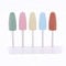 Joyzan Nail Art Silicone Polisher, Grinder Drill Bit Manicure Smoothing Clean Electric Bits Head Pedicure Nails File Cuticle Grinding Trimming Machine Grinders Tool for DIY Beginner Manicurist 5pcs