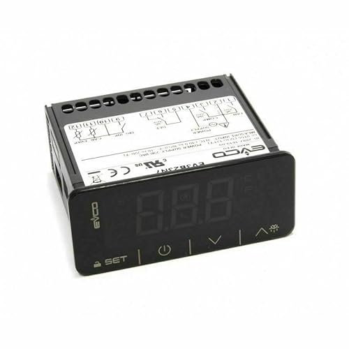 ASPARES GENUINE EVCO 230V DIGITAL THERMOSTAT TEMPERATURE CONTROLLER FRIDGE BOTTLE COOLER FREEZER