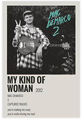 MJKO Singer Mac DeMarco 2 Albumcover Leinwand Poster Wandkunst Dekor Druck Bild Gemälde für Wohnzimmer Schlafzimmer Dekoration Rahmen Stil 30 x 45 cm