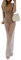 YILEEGOO Sexy Women's Sheer Mesh Pearl Rhinestone Cover Up Dress Beach Swimwear Bikini Bathing Suit Cover Ups (White, L)