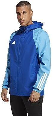 adidas Mens Jacket Tiro 23 Competition All-Weather Jacket, Team Royal Blue/Pulse Blue, IC4572, L