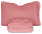 Morbidissimi Set Lenzuola Completo Letto in Pile Coral Tinta Unita, Termico, Morbido, Caldo per Letto Singolo Rosa Antico
