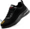 TAERGU Sicherheitsschuhe Herren-S1 Arbeitsschuhe Leicht SBP Stahlkappenschuhe Safety Shoes Einstichresistent Industrieschuhe,Ganz Schwarz,EU46