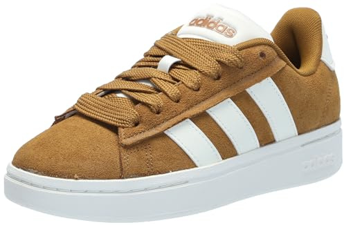 adidas Men's Grand Court Alpha 00s Sneaker, Bronze Strata/Off White/Off White, 7 UK