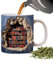 Bookshelf Mug - A Library Shelf Cup - Book Lovers Coffee Mug with Effect - Creative Space Design Multi-Purpose Mugs for Readers - bücherwurm Geschenk