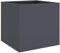 vidaXL Jardinière, Bac à Fleurs, Pot de Plantes, Boîte à Fleurs, Jardinière Surélevée de Jardin Patio Terrasse, Anthracite 42x40x39 cm Acier
