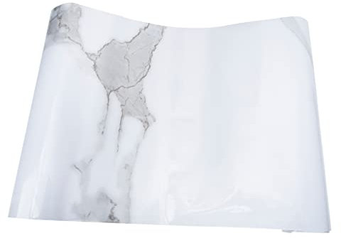 KONTONTY 1rolle Selbstklebende Marmortapete Ölabweisend Renovierung Für Küche Bad Dekorative Und Möbelfolie Für Einen Eleganten Look