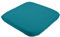 Stuhlkissen Rail - 100% Baumwolle 225g/m² mit Kaltschaum-Schaumstoff - Bezug waschbar (Petrol, 45x45x5cm)