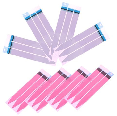 ULTECHNOVO 8blätter Handy-akkustreifen Selbstklebend Akku-klebestreifen Ersatz-akkuaufkleber Für Telefon Akkustreifen Für Handy Batterie-klebestreifen Akku-rückseitenaufkleber Akku-ersatzaufk