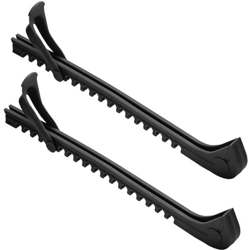 1 Paio Protezioni Pattini Ghiaccio, Accessorio Protezione Pattino Hockey con Fibbia Regolabile e Fori Acqua Filtraggio, Coperture Protettive Lame per Scarpa Pattinaggio Artistico, Bambini, Adulti