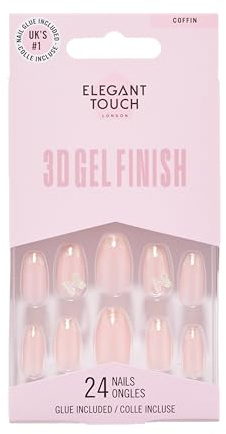 Elegant Touch 3D Gel Finish Flutterby
