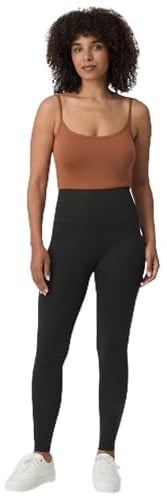 Les Lunes The Luna Leggings - Hochwertige Leggings für Damen aus Bambus-Viskose, atmungsaktive Damen Legging mit hoher Taille, weiche Schwarze Tights für deinen Alltag