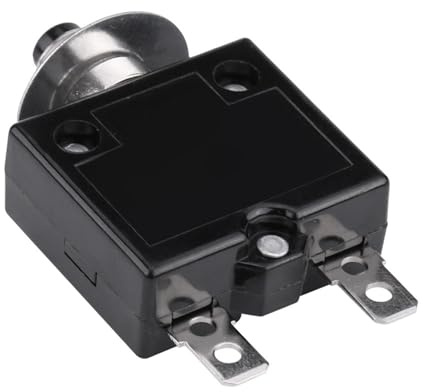 Brutain de Commutateur Thermique Surcharge du Protecteur de Protection Manuel 20a Design Compact Noir (5A)