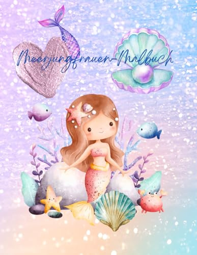 Meerjungfrauen-Malbuch: Malbuch