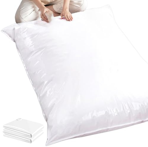 BAIFULAI 2 Stück Vakuumbeutel für Matratzen 220 * 100 cm, Groß Wasserdicht Vakuum Kleiderbeutel Matratzenbeutel mit Luftdichtem, Vakuumierbeutel, Wiederverwendbar Matratzen Aufbewahrungstasche