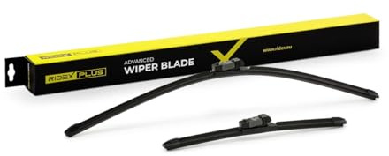 RIDEX PLUS Scheibenwischer Set Wischerblätter Satz mit Spoiler Vorne Länge 1: 650mm Länge 2: 350mm Flachbalkenwischblatt Kompatibel mit OPEL Mokka/Mokka X J13 für Linkslenker 298W0102P
