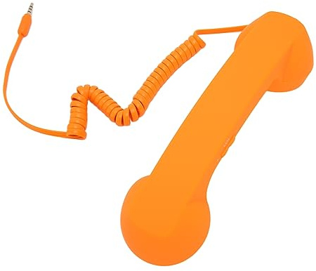 Tragbarer Telefonempfänger, eine Taste, die das Retro -Cellone -Strahlungstest Telefon für Smartphone Serviert (ORANGE)