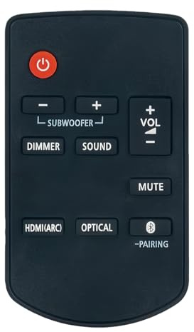 N2QAYC000126 Telecomando di ricambio per Panasonic Home Theater Sound Bar Audio System SU-HTB250 SU-HTB250EBK SU-HTB250EGK SC-HTB258 SC-HTB250 SU-HTB680 SU-HTB254 SU-HTB258