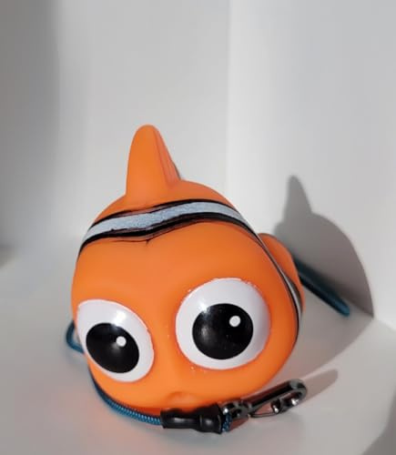 Generisch Little Dive Buddy - Clownfisch Tauch-Schwimmspielzeug, Tauchen, Badespielzeug mit Leine und Karabiner, BCD Markierer, Diving Float Toy, Meerestiere