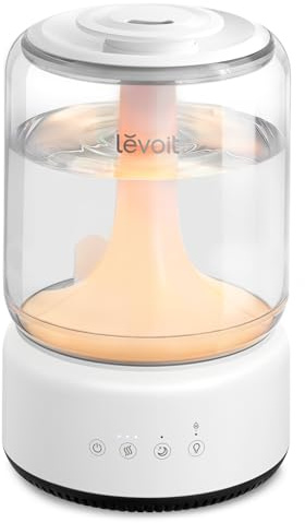 LEVOIT Humidifiers for Bedroom, 4.2L Top Fill for Large Room with 42H Runtime, Dishwasher Safe Design Easy to Clean, 21dB Quiet Cool Mist for Baby, Plants, Night Light, Essential Oil Diffuser, White
