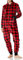 Hatley Damen Fleece-overall für Erwachsene mit Kapuze Pyjamaset, Buffalo Plaid, L EU