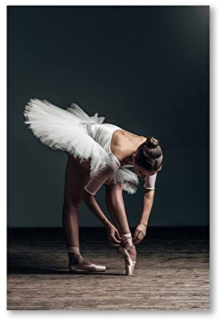 Postereck - 1112 - Ballerina, Tutu Ballett Spitzschuh Tanz Frau - Wandposter Fotoposter Bilder Wandbild Wandbilder - Poster - 3:2-61,0 cm x 40,5 cm