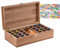 Ätherische Öle Aufbewahrung, Ätherisches Öl Display Ständer Halter Organisator, 36 Löcher Holz Box Veranstalter Aufbewahrung Box für Nagellack, Duftöle, Ätherische Öle