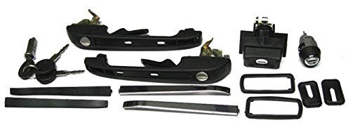 KOMPLETT Set Zündschloss Heckklappenschloss Tankschloss Türgriff 3X Schlüssel für Golf II ab 1984-1991
