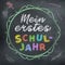 MEIN ERSTES SCHULJAHR: Erinnerungsbuch zum Schulanfang ★ Mit Farbe ★