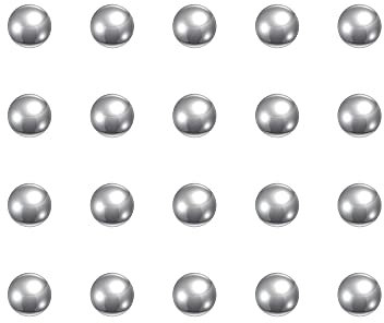 sourcing map 50 Stk. 3mm 440C Edelstahl Lagerkugeln G25 Präzision