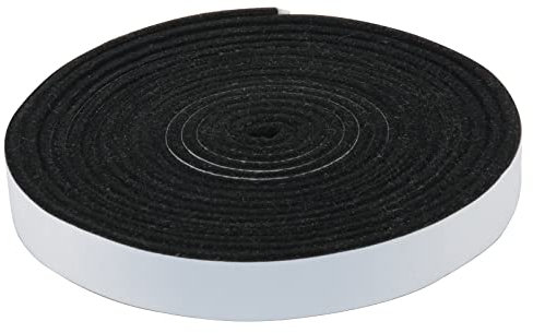 Carkio Smoker Gasket Seals, High Temp Grill Gasket Self Stick Felt, High Heat Smoker BBQ Gasket Fireproof Tape for Smokers BBQ Lid, 1/2 x 1/8 15 Feet