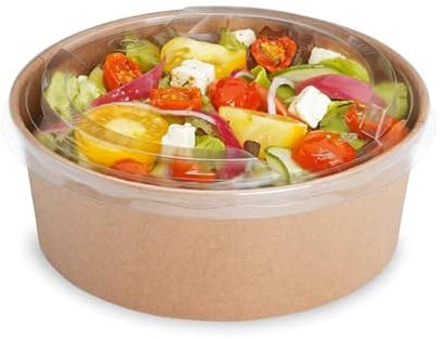 lepetitmitron - 50 BOL KRAFT 1300ML + 50 COUVERCLES