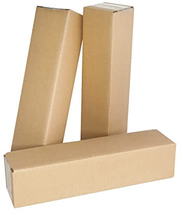 PACK4YA 280×65×65mm Lange Pakete für Versand versandbox Verpackungskartons schlank faltkarton Versandkartons für die Verpackung päckchen kartonschachteln GLS DHL UPS Geschäft oder Geschenk