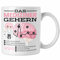 Trendation - Das Mediziner Gehirn Tasse Geschenk Medizin-Studium Arzt Geschenkidee (Weiß)